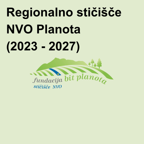 Regionalno stičišče NVO Planota 2023-2027