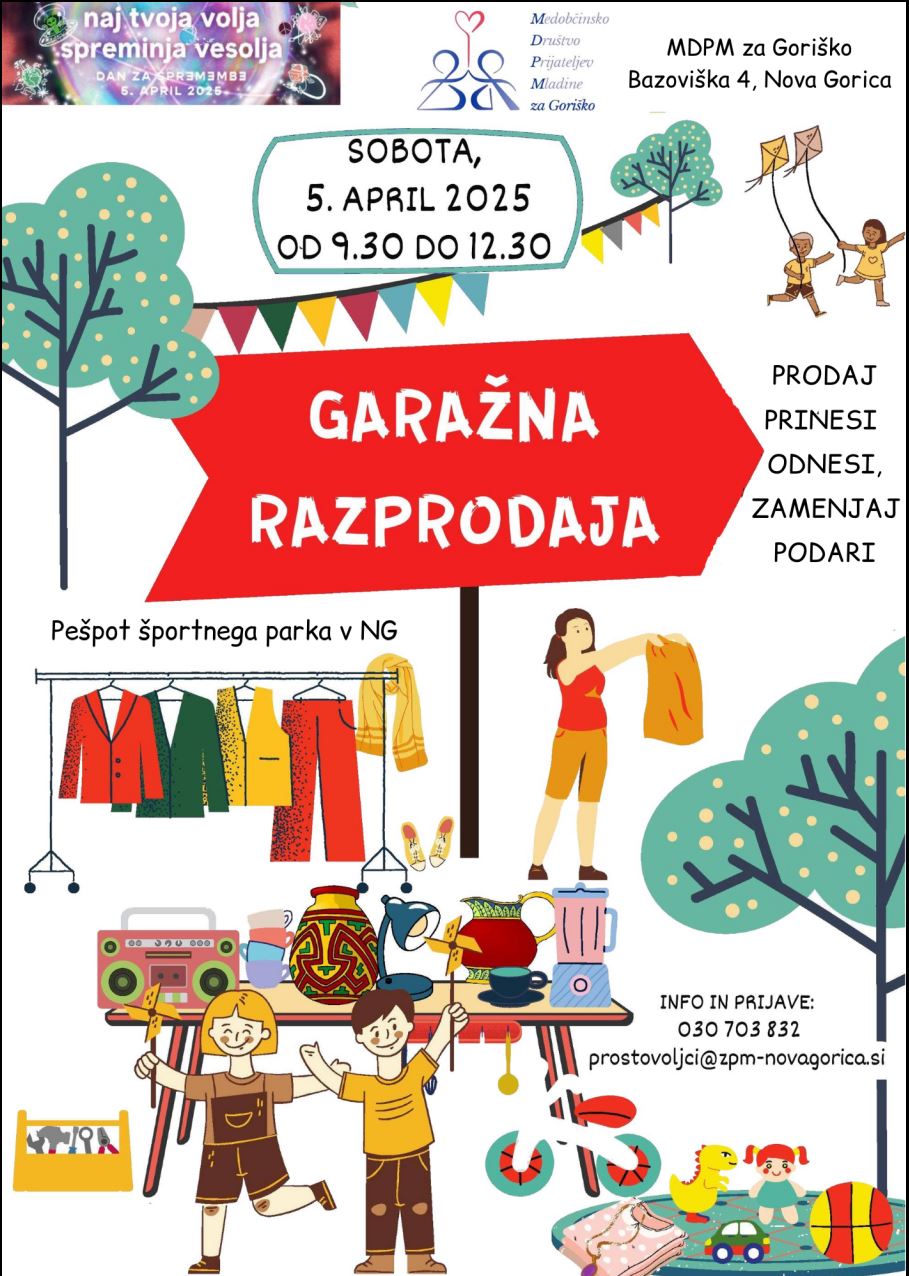 garažna razprodaja 2025